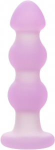 Пробка с вибрацией "Beaded Probe" супер рельефная, лаванда