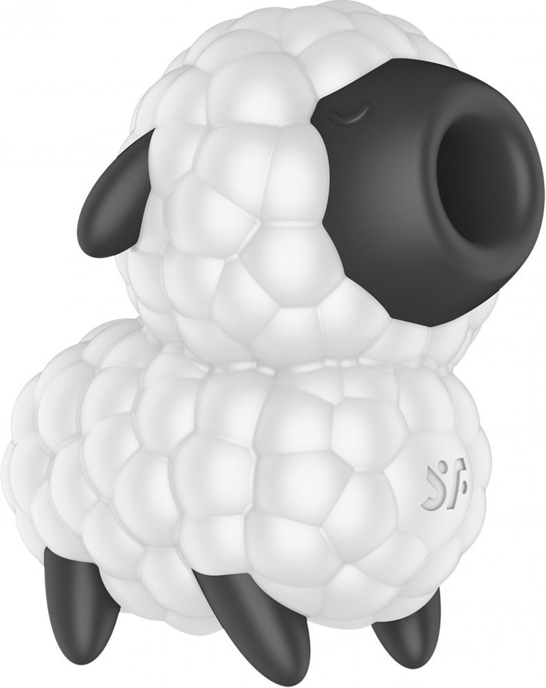 Стимулятор клитора "Satisfyer Dreamy Sheep" вакуум + вибрация, овечка 