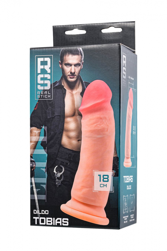 Фаллоимитатор на присоске "RealStick Tobias" супер реалистичный 